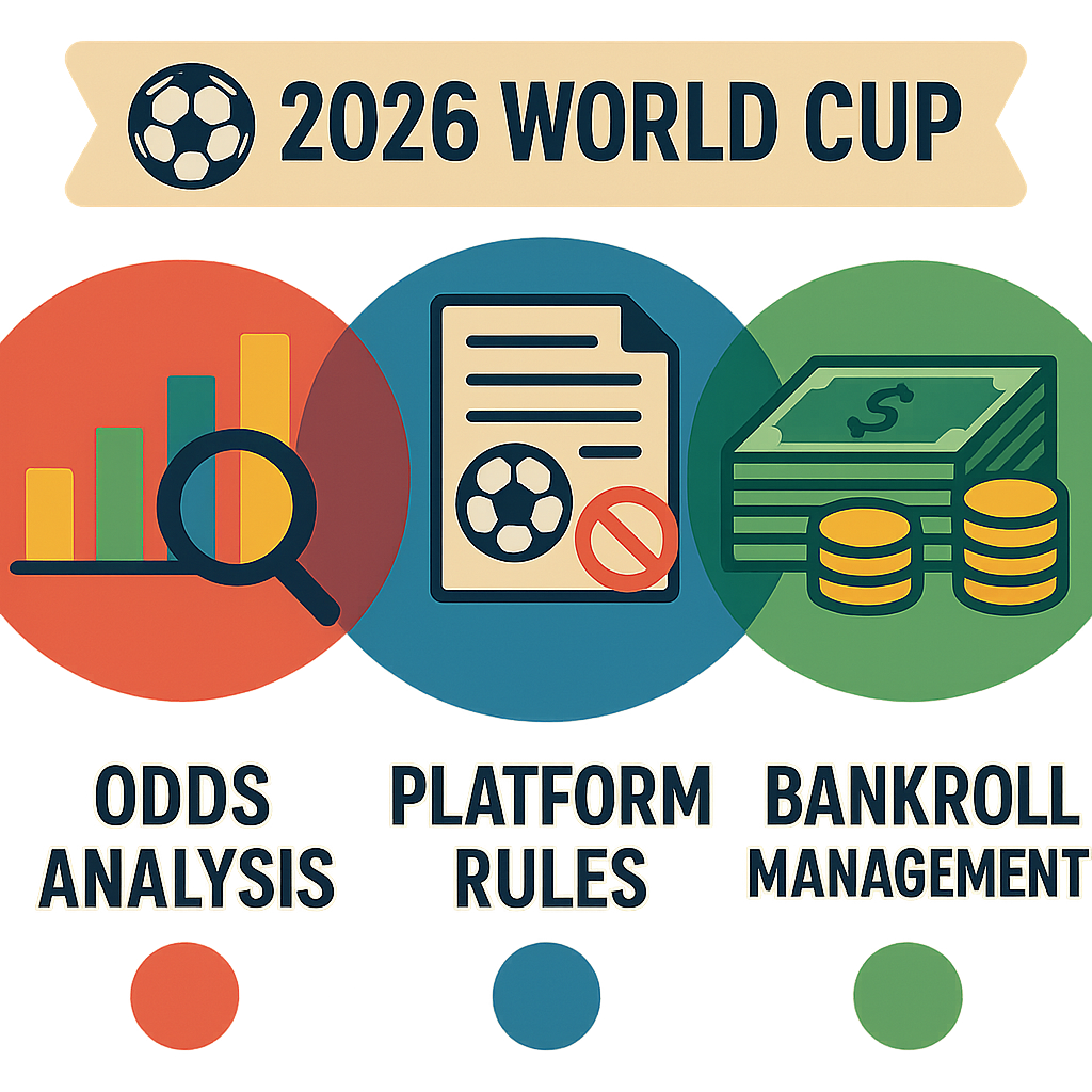 2026世界盃下注前先看這三件事：賠率欄位、平台規則與資金線
